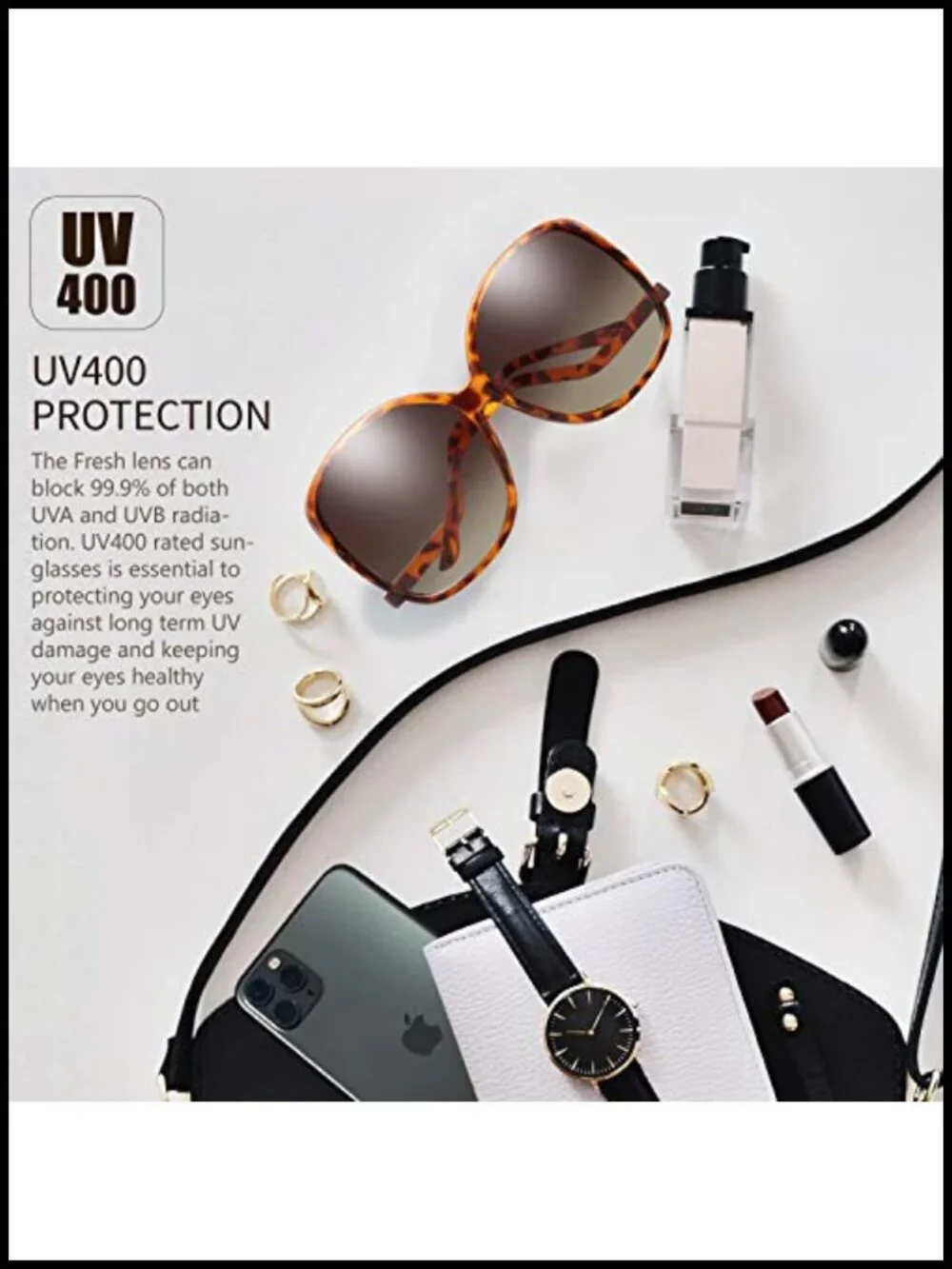 Oversized Cat Eye Hybrid Butterfly Sunglasses with UV Protection